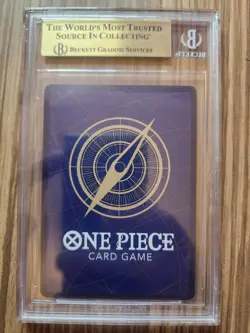 2025 One Piece Carrying on his will OP13-118 Monkey D Luffy Wanted Poster SP BGS - Image 2