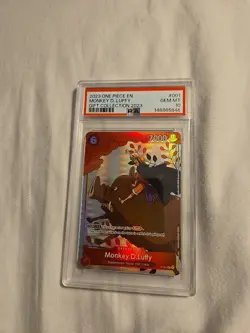 Bandai Monkey D. Luffy P-001 Gift Collection 2023 Holo English PSA 10 - Image 5