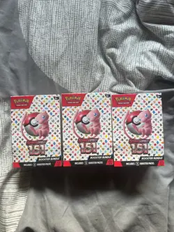 Pokemon 151 English Booster Bundle 6 packs x3 - Image 1