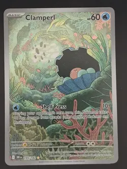 Clamperl - 195/182 - Illustration Rare - Destined Rivals - Pokemon Card - NM/M - Image 1