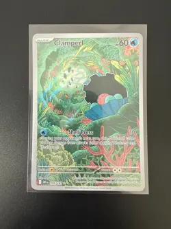 Clamperl - 195/182 - Illustration Rare - Destined Rivals - Pokemon Card - NM/M - Image 1