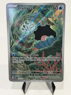 Clamperl - 195/182 - Illustration Rare - Destined Rivals - Pokemon Card - NM/M - Image 1