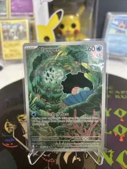 Pokemon TCG Destined Rivals Clamperl Card Illustration Rare 195/182 - Image 2