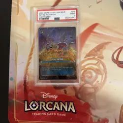 Disney Lorcana Royal Tantrum Shimmering Skies 219/204 Enchanted - PSA 9 - Image 1