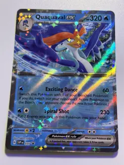 Pokemon Quaquaval ex SVP 035 Black Star Promo Ultra Rare Holo - Image 1