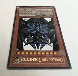 Yugioh Obelisk the Tormentor JUMP-EN037 Holofoil Limited Edition LP/MP Yu-GI-Oh - Image 3