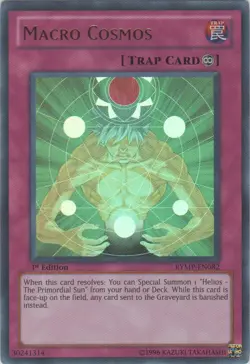 Yugioh! LP Macro Cosmos - RYMP-EN082 - Ultra Rare - 1st Edition Lightly Played, - Image 1