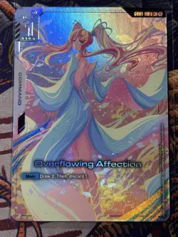 GUNDAM TCG CARD GAME OVERFLOWING AFFECTION GD01-118 U+ HOLO FOIL ENGLISH NEWTYPE - Image 1