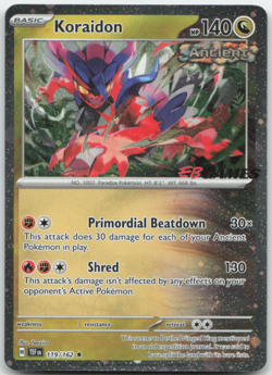 Koraidon 119/162 EB Games Promo Temporal Forces Pokemon Card NM - Image 1