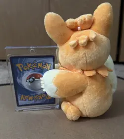 Pokemon TCG Chinese SC Nuzzle Cheeks Plush Gift Box – Only Pawmot & P Card NM - Image 2