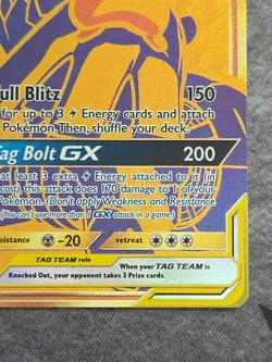 Pokemon TCG Pikachu & Zekrom GX Sun & Moon SM248 Holo Promo Card NM - Image 5
