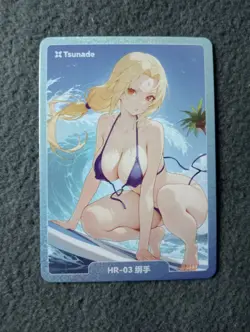HR03 tsunade Dimensional Wandering part2 Goddess Story WAIFU ANIME CARD - Image 1