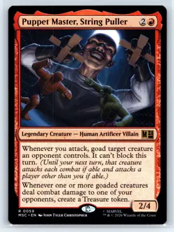 Puppet Master, String Puller - NM - Commander: Marvel Super Heroes - MTG - MSC - Image 1