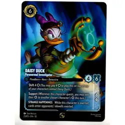 Lorcana Daisy Duck Store Championship Participation non-foil Card UNPLAYED - Image 1