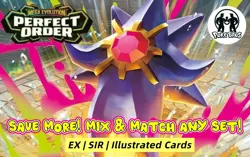 Perfect Order Singles ME3: EX, Mega EX, & Illustration Rares – Pick Your Card - Image 1