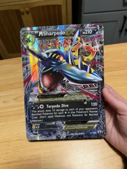 M Sharpedo EX XY200 Jumbo Cards Holo - Image 2