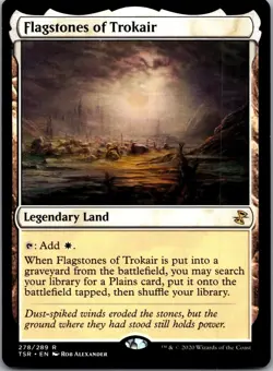 Flagstones of Trokair 278 Rare Time Spiral: Remastered Magic: The Gathering LP - Image 1