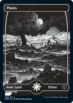 Plains (#268) - Foil Showcase VOW NM MTG - Image 1