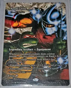 Raph's Jitte Umezawa's Jitte Borderless NM, Teenage Mutant Ninja Turtles MTG - Image 1