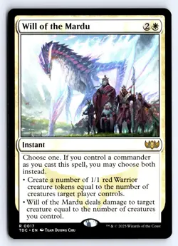 Will of the Mardu 17 Rare Commander: Tarkir: Dragonstorm Magic: The Gathering NM - Image 1