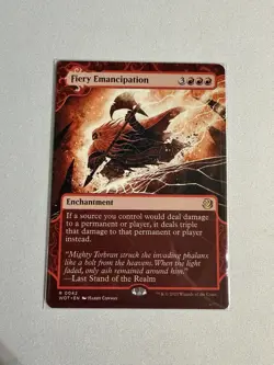 Fiery Emancipation Wilds of Eldraine: Enchanting Tales Regular MTG - Image 1