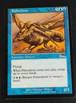 MTG Urza's Legacy Palinchron Blue 1999 - Image 1