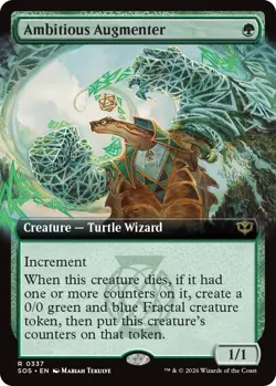 Ambitious Augmenter 0337 Extended Art MTG Secrets Of Strixhaven NM Non-Foil - Image 1