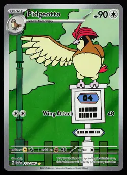 Pidgeotto 208/197 Holo Illustration Rare Obsidian Flames Pokemon Card - Image 1