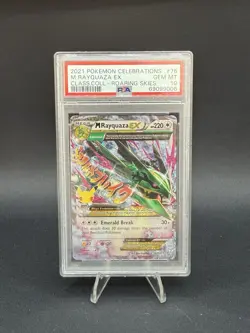 2021 POKEMON CELEBRATIONS CLASSIC COLLECTION #76 M RAYQUAZA EX PSA 10!! - Image 1