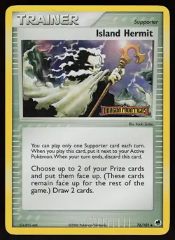 Island Hermit 76/101 Dragon Frontiers Reverse Holo Uncommon POKEMON - Image 1
