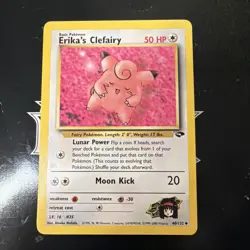 Erika's Clefairy 40/132 Uncommon Gym Challenge Pokemon 2000 - Image 1