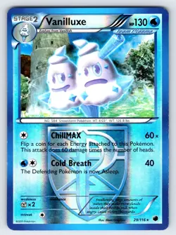 Vanilluxe 29/116 2013 B&W Plasma Freeze Pokemon Card Reverse Holo Rare - Lp - Image 1