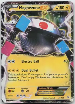 Magnezone EX 35/106 Holo EX Rare Flashfire Pokemon TCG HP - Image 1