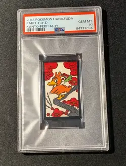 2013 Pokemon Hanafuda Farfetch'd Kanto February PSA 10 GEM MINT - Image 1
