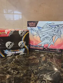 Pokemon TCG Chaos Rising Pokemon Center Etb And Booster Box - 1 Of Each - Image 1