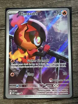 Charcadet 022 Pokemon Center Stamped Promo - Image 1