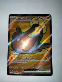 Pokemon TCG Stunfisk ex 252/217 Me: Ascended Heroes Holo FAST SHIPPING - Image 1
