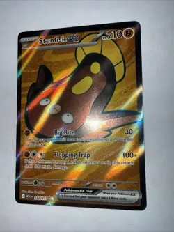 Pokemon TCG Stunfisk ex 252/217 Me: Ascended Heroes Holo FAST SHIPPING - Image 2