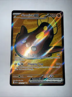 Pokemon TCG Stunfisk ex 252/217 Me: Ascended Heroes Holo FAST SHIPPING - Image 3