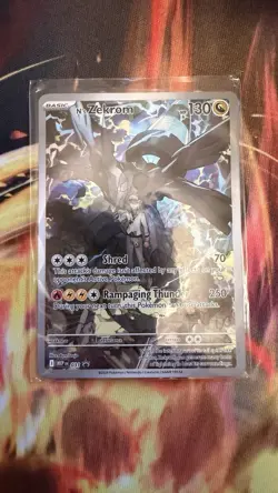 Pokemon TCG N’s Zekrom 031/086 Black Bolt Full Art Holo NM/M Condition - Image 1