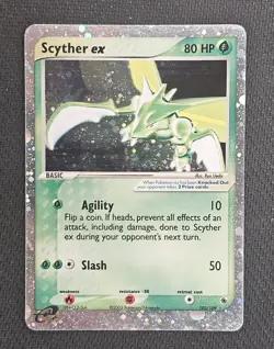 Scyther ex - Ruby & Sapphire 102/109 Holo Pokemon 2003 LP - Image 1