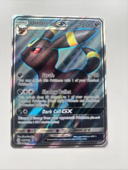 Umbreon GX 142/149 Full Art Pokemon Sun & Moon NM Eeveelution - Image 1