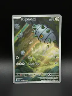 Ferroseed 148/086 SV:10.5 Pokemon White Flare Holo NM - 0043 - Image 1