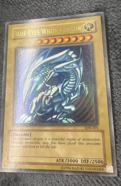 Blue-Eyes White Dragon SDK-001 Ultra Rare Starter Deck Kaiba NM - Image 3