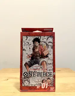 One Piece TCG Starter Deck ST01 Straw Hat Crew English FACTORY SEALED - Image 1