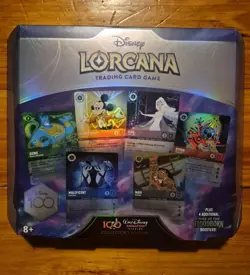 Disney 100 Lorcana D100 Gift Set Collector’s Edition Rise Of The Floodborn NEW - Image 1
