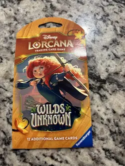 Disney Lorcana Wilds Unknown Sleeved Booster Pack x1 - Image 1