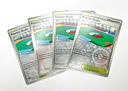 Practice Studio Reverse Holo 186/193 x4 4x Pokemon Cards Paldea Evolved Playset - Image 1