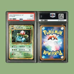Ivysaur #002/032 CLF 2023 Pokemon Japanese TCG Classic Holo Card Tag PSA 8 - Image 1