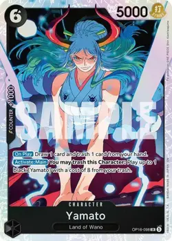 Yamato OP16-098 Super Rare One Piece Card SR - Image 1